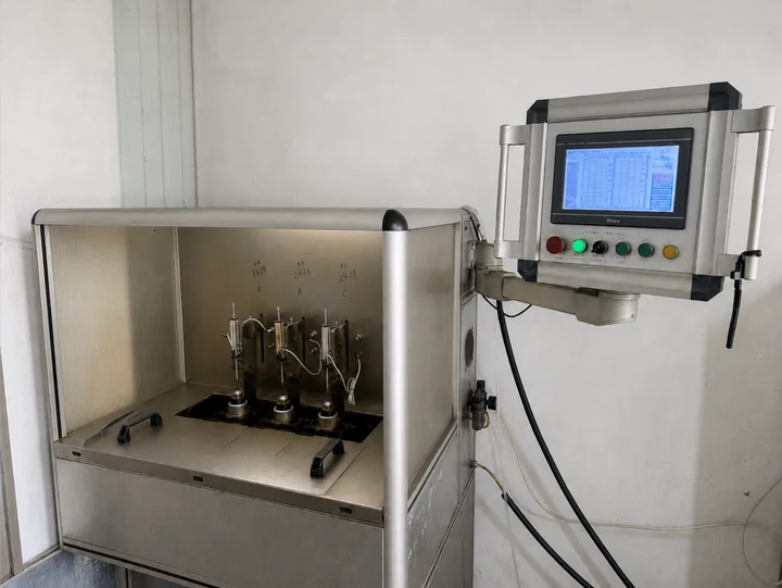 Thermostat performance test machine